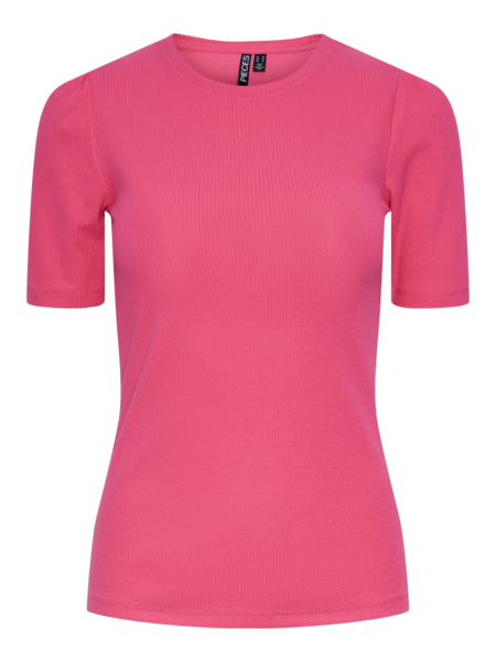 Lyserød - Hot pink - Pieces - bluse - 17133700