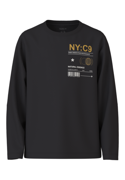 Sort - Black NY - Name it - langærmet tshirt - 13224968