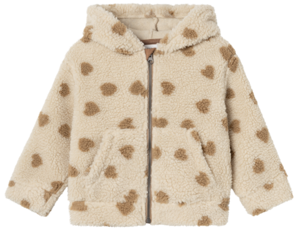 Hvid - Sommer sand - Name it - Teddy - Jakke - 13233850