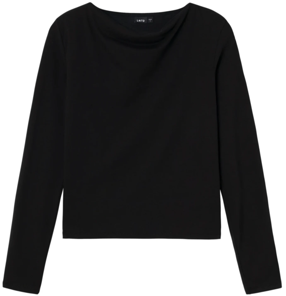 Sort - Black - Name it - langærmet bluse - 13234437