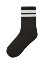 Sort/hvid stribet - Black/Bright white - Name it - tennis sokker - 13232362