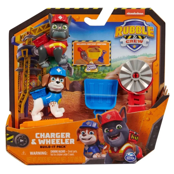 Rubble & Crew Figure 2 Pack - Charger & Wheeler