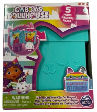 Gabby's Dollhouse Mini Clip on Playset - Blå