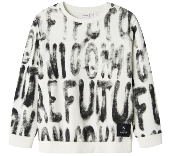 Hvid - Jet stream - Name it - sweatshirt - 13232167