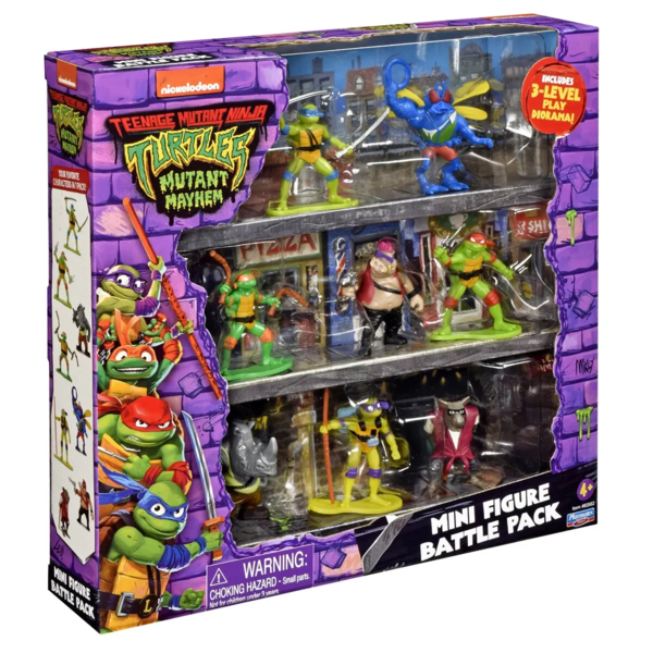 Turtles Mutant Mayhem Mini Figure Battle Pack