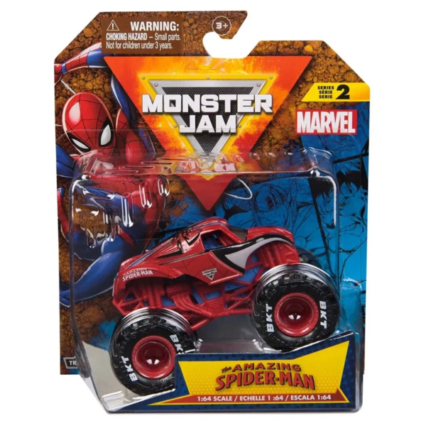 Monster Jam 1:64 Marvel Single Pack - Spider Man