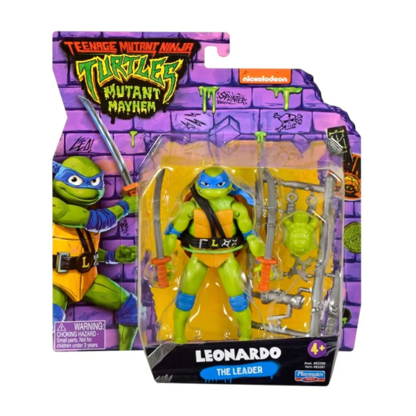 Turtles Mutant Mayhem Basic Figures Leonardo