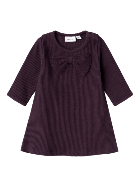 Lilla - plum perfect - Name it - rib kjole - 13231557