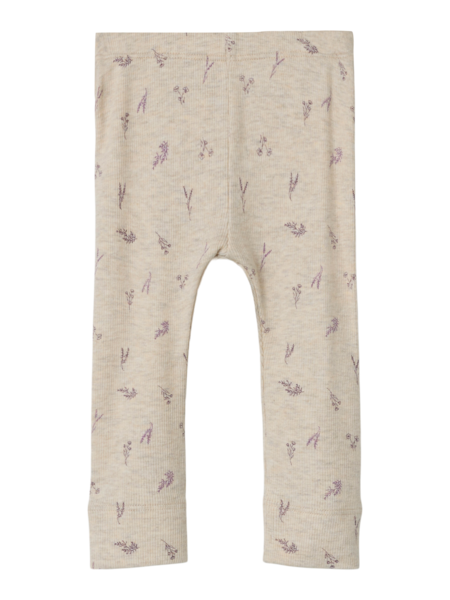 Offwhite - Peyote Melange - Name it - rib leggings - blomster - 13239957