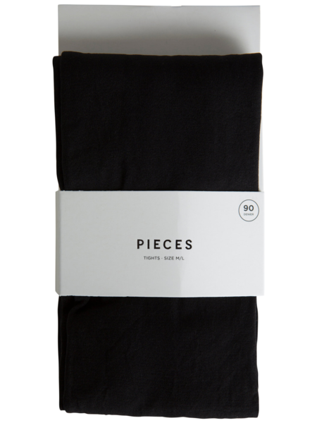 Sort - black - Pieces - tights 90 den - 17035281