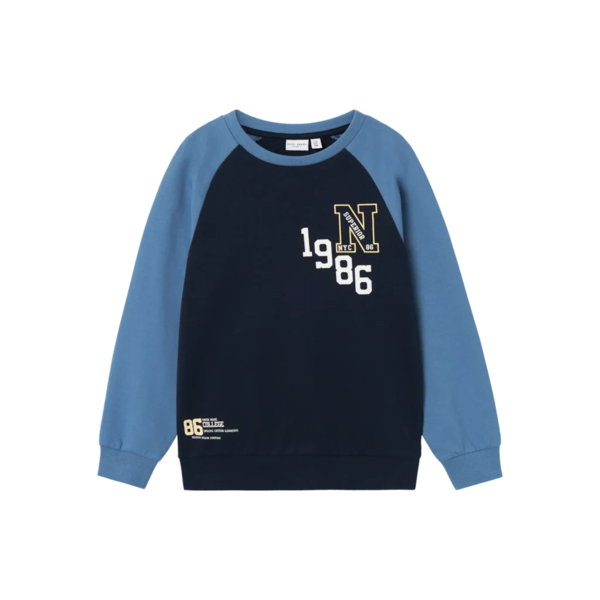 Navy - Dark Sapphire - Name it - sporty - sweatshirt - 13231410