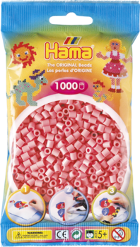 Hama perler 1000 stk. Pink - 207-06.