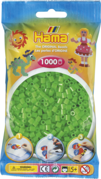 Hama perler 1000 stk. Flou.grøn 207-42.