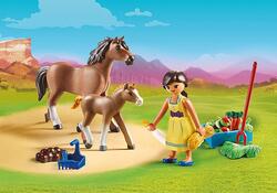 Playmobil Pru with Horse and Foal