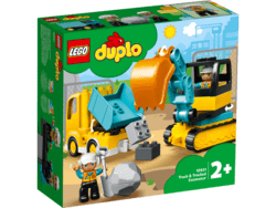 10931 LEGO Duplo Lastbil og gravemaskine på larvefødder