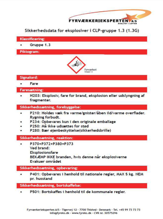 (Nr.18) Raket sortiment 4 stk