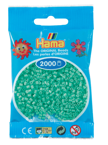 Hama mini perler lysegrøn 501-11