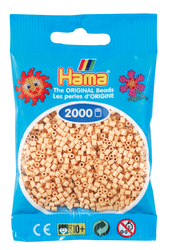 Hama mini perler beige 501-27