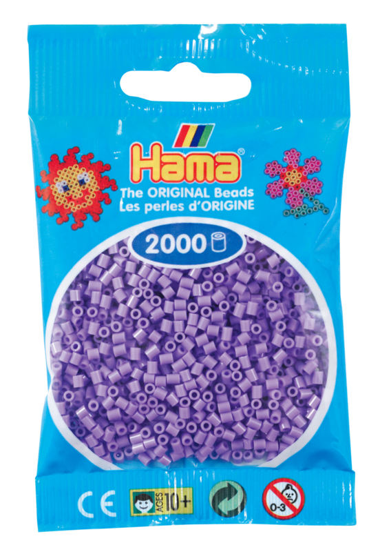 Hama mini perler pastel lilla 501-45