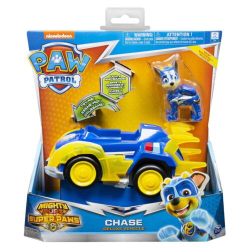 Paw Patrol Mighty Pups Themed Vehicles - Chase