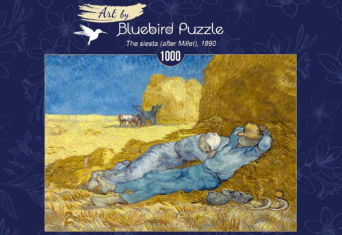 Puslespil 1000 brikker - Vincent Van Gogh - The siesta (after Millet), 1890