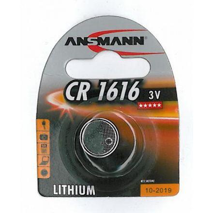 Batteri CR1616 3V LITHIUM - UDG