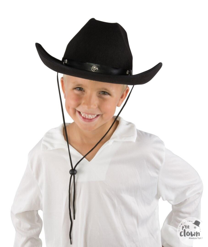 Køb Cowboy hat sort - Tilbud: 59,95,-