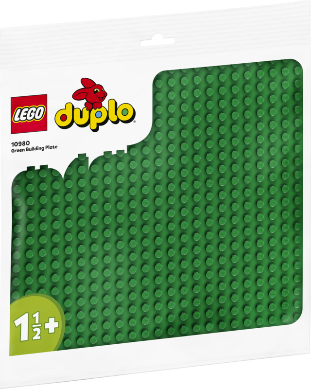 LEGO Grøn LEGO byggeplade 10980 Duplo