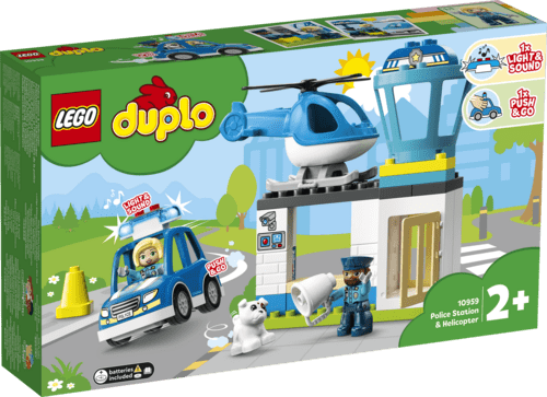 10959 LEGO Duplo Politistation og helikopter