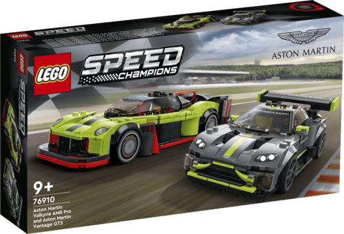 76910 LEGO Speed Champions Aston Martin Valkyrie AMR Pro og Aston Martin Vantage GT3