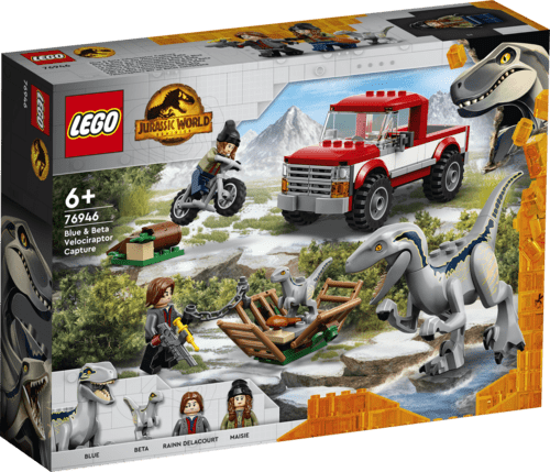 76946 LEGO Jurassic World Blue og Beta – velociraptor-fangst