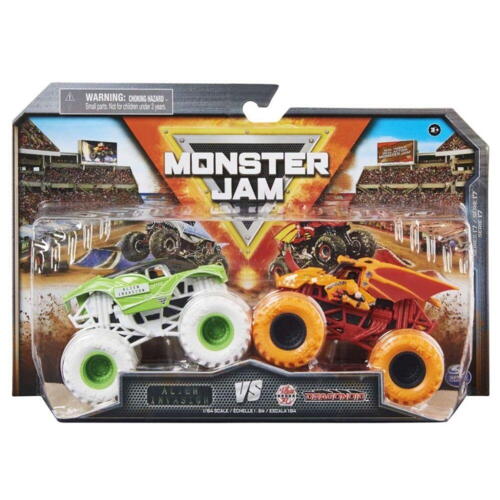 Monster Jam 1:64 2 pack - Alien vs Bakugan
