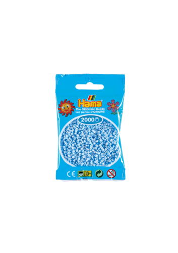Hama mini perler lyseblå 501-97