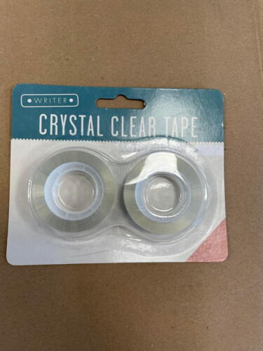 Tape 2 ruller "Crystal clear" 15mmx20m