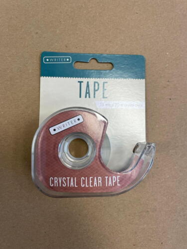 Tape med holder "Crystal clear" 15mmx20m