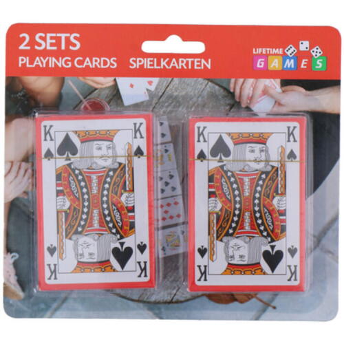 Spillekort 2 pakker med 54 kort
