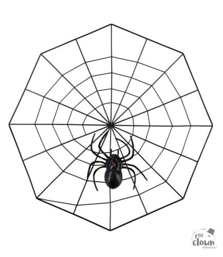 Spider web - plastic - 30 cm