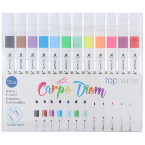 Marker Double Sided 12pcs