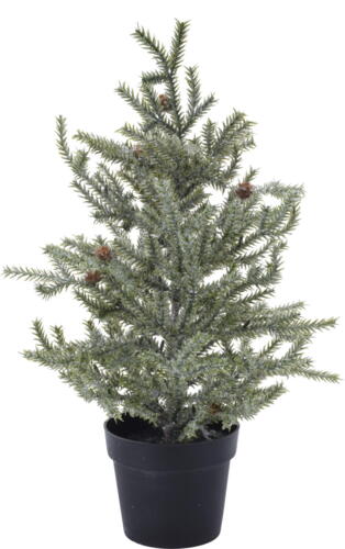 Juletræ i potte 33cm med frost