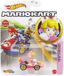 Hot Wheels Mario Kart Replica Diecast - Cat Peach