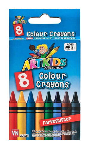 Farver "Crayons" 8 stk.