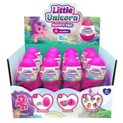 Little Unicorn Egg Collectables 1 stk