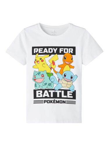 Hvid Name it t-shirt med Pokemon - 13224654
