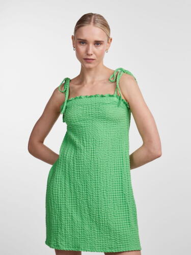 Grøn pieces sommerkjole style 17142562 98% Polyester, 2% Elastan