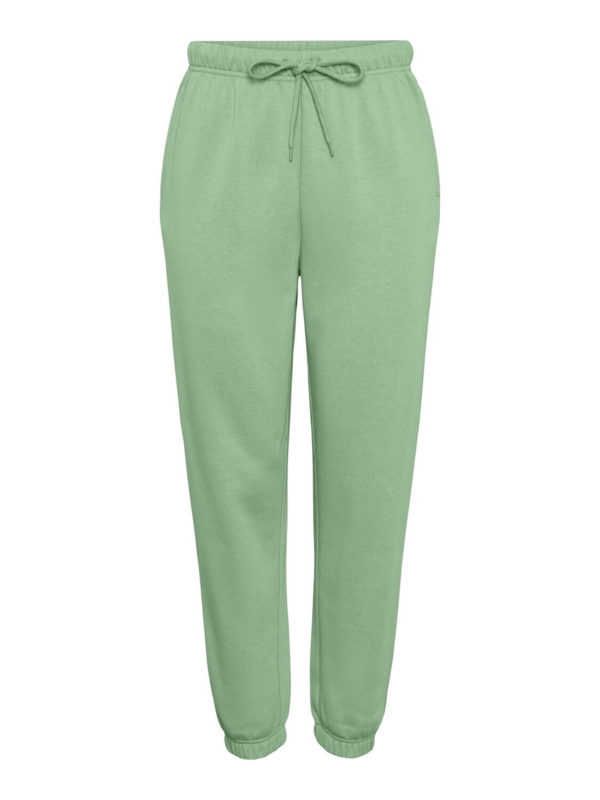 Grøn - quiet green - PIECES - sweat bukser - 17113436