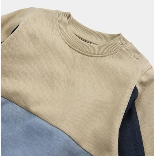 Blå / army -Sofie Schnoor - sweatshirt- p231441 80% organic cotton 20% polyester