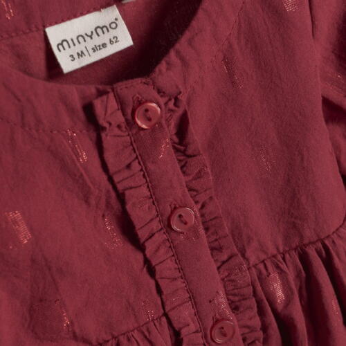 Rød - Minymo - kjole - 113326-4988