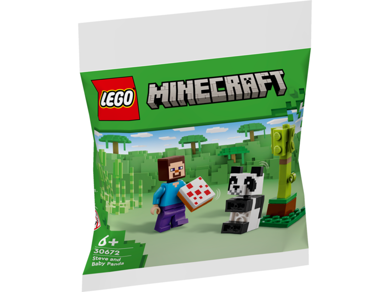 LEGO Minecraft Steve og pandaunge 30672