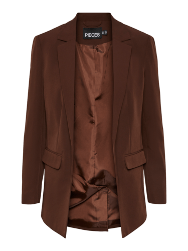 Brun - Chicory coffee - PIECES - blazer jakke - 17114792
