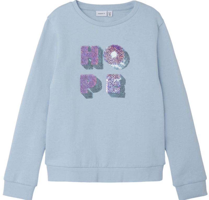 Lyseblå - Chanbray Blue - Name it - sweatshirt - 13235051